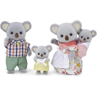 Calico Critters Outback Koala Family-Set of 4 Collectible Doll Figures