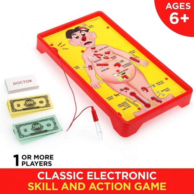 Operation Electronic Board Game, Family Games for Kids Ages 6+