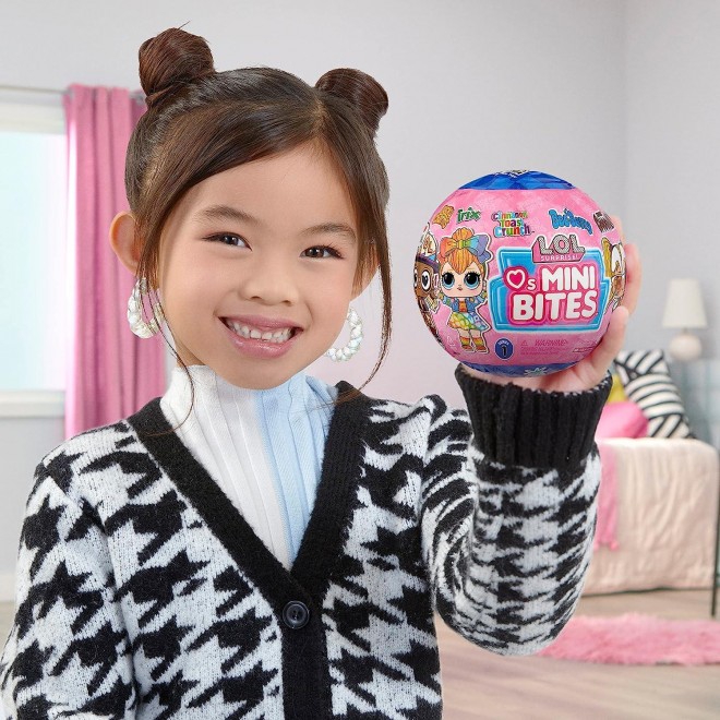 LOL Surprise Loves Mini Bites Cereal Dolls with 7 Surprises,Accessories