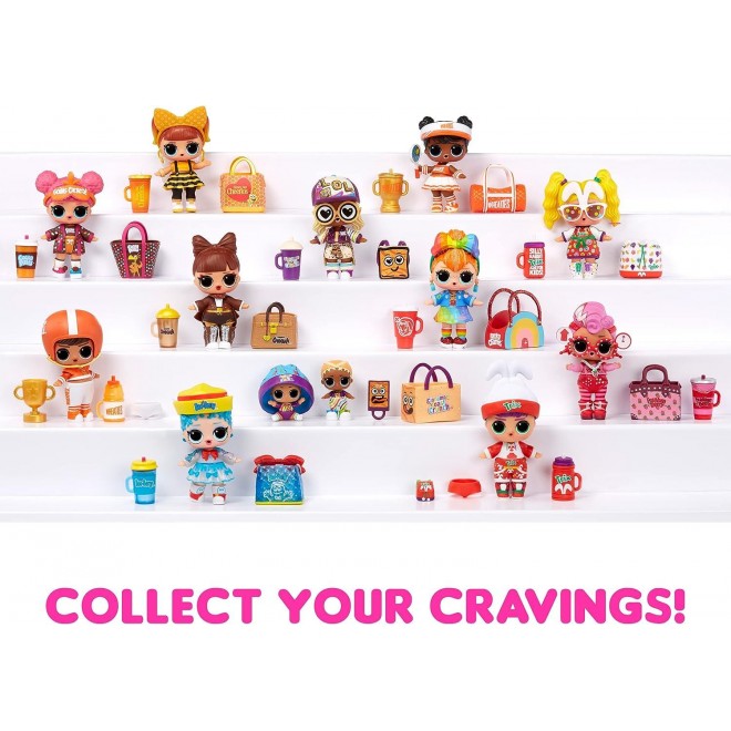 LOL Surprise Loves Mini Bites Cereal Dolls with 7 Surprises,Accessories