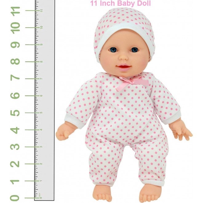 11 inch Soft Body Newborn Baby Doll in Gift Box