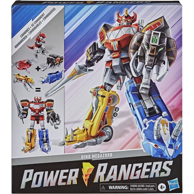 Includes 5 MMPR Dinozord Action Figure Toys for Boys and Girls Ages 4