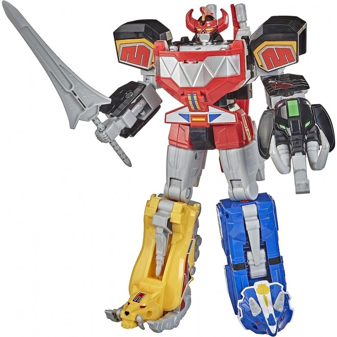 Includes 5 MMPR Dinozord Action Figure Toys for Boys and Girls Ages 4