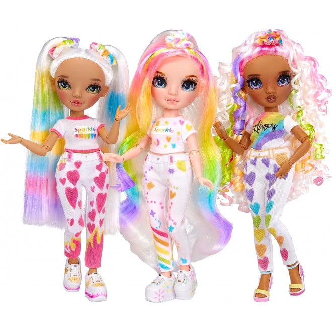 Create Fashion DIY Doll with Washable Rainbow Markers, Creative 4-12+