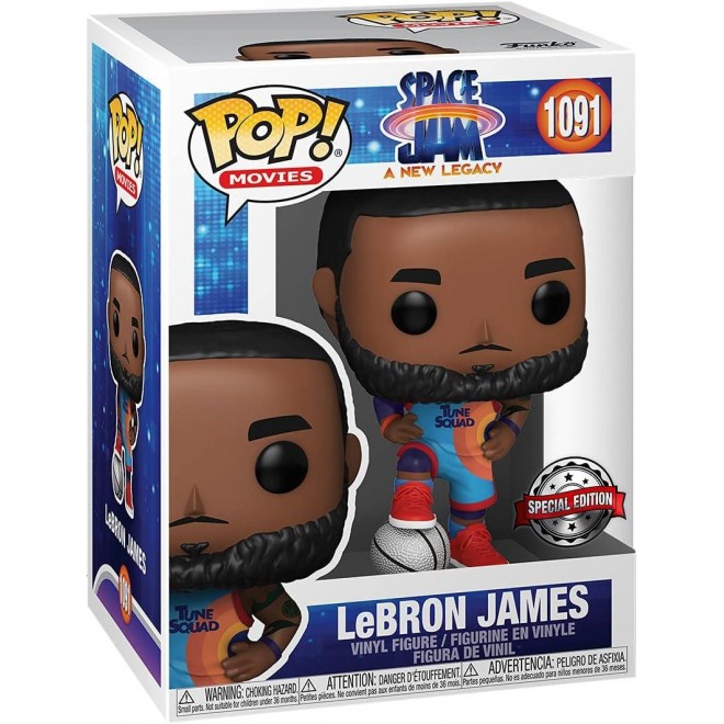 Funko Pop! Movies: Space Jam, A New Legacy - Lebron James, Amazon Exclusive Vinyl Figure