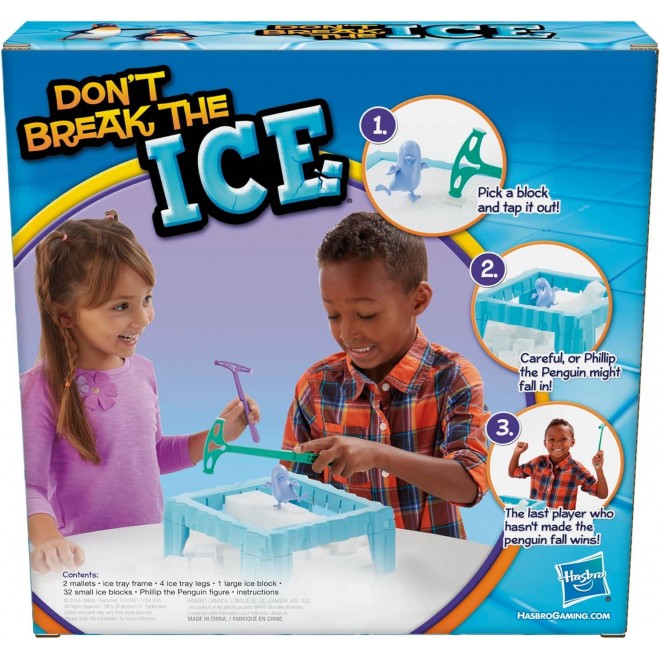 Hasbro Gaming Don't Break The Ice Preschool Game, Board Games