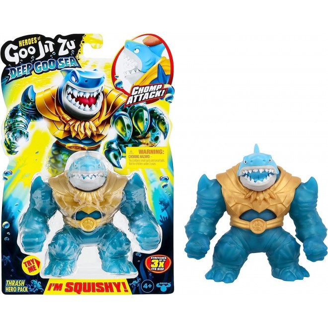 Heroes of Goo Jit Zu Deep Goo Sea Thrash Hero Pack. Super Squishy