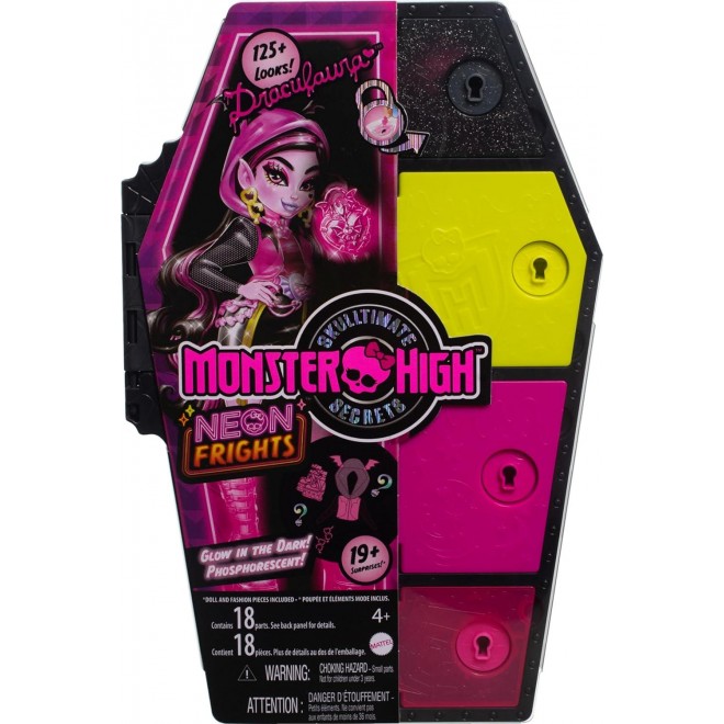 ​Monster High Doll and Fashion Set,Dress-Up Locker with 19+ Surprises​​