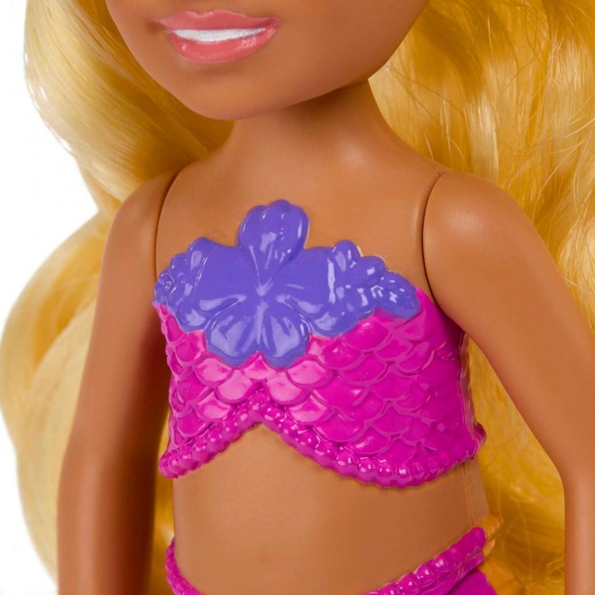 Barbie Mermaid Chelsea Doll with Wavy Blond Hair and Ombre Tail