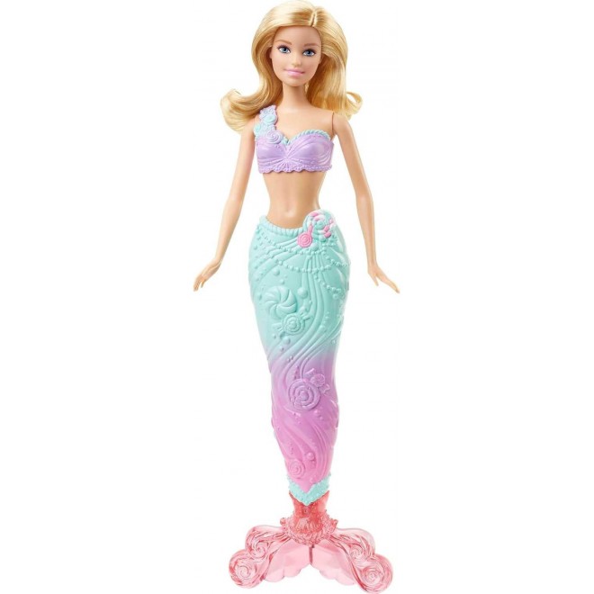 Barbie Doll with 3 Fantasy Outfits&Accessories, Including Mermaid Tail