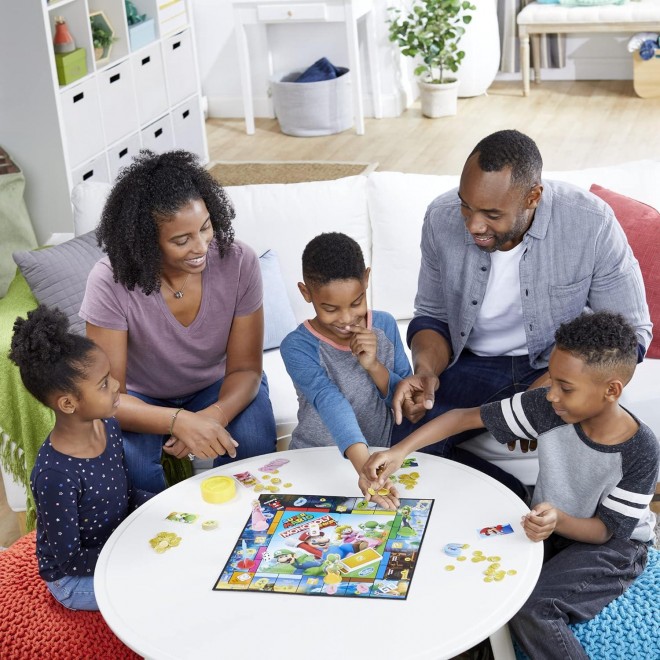 Monopoly Junior Super Mario Edition Board Game,Fun Kids' Ages 5 and Up