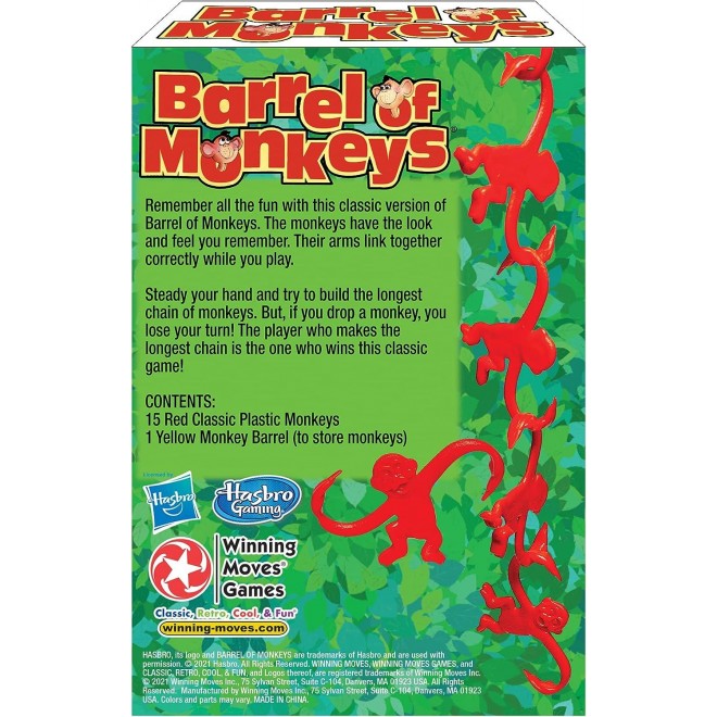 Winning Moves Games Classic Barrel of Monkeys