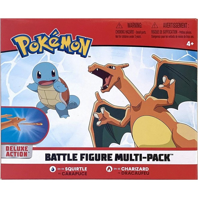 Pokémon Fire and Water Battle Pack - Includes 4.5 Inch Flame