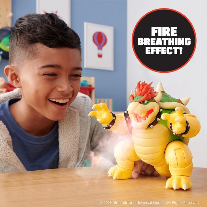 The Super Mario Bros. Movie 7-Inch Feature Bowser Action Figure