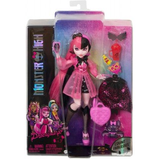 Monster High Doll, Draculaura with Accessories and Pet Bat