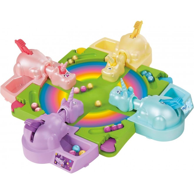 Hasbro Gaming Hungry Hippos Unicorn Edition Pre-School Board Game