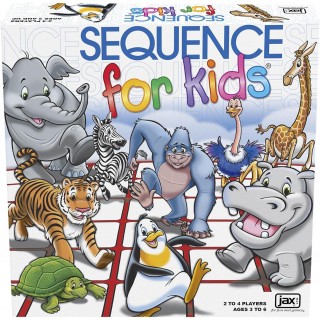 SEQUENCE for Kids -- Multi Color, 11 inches (2-4 players)