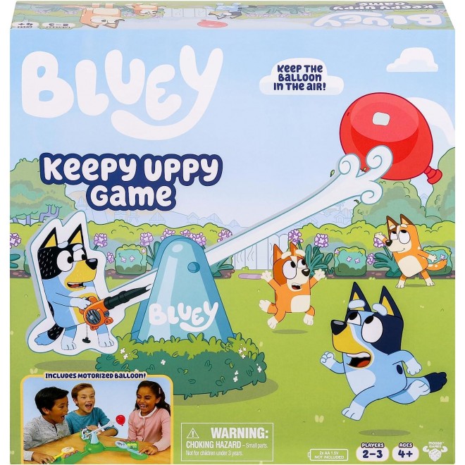 BLUEY Keepy Uppy Game.Keep The Motorized Balloon in The Air