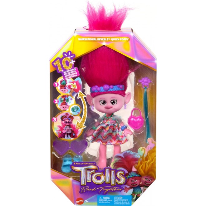 Mattel ​DreamWorks Trolls Band Together Fashion Doll & 10+ Accessories