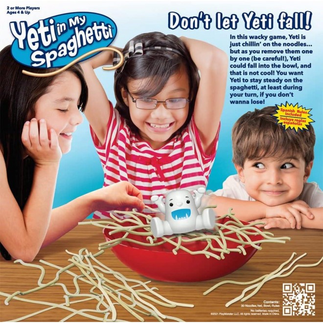 PlayMonster Yeti In My Spaghetti — Silly Children's Game — Ages 4+