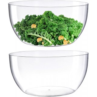 Moflekja Large Salad Bowl, Circular Shaped In Premium Acrylic Break Re