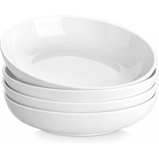 MALACASA 10 Large Pasta Bowls, 56 OZ Big Salad Bowls, Ceramic Serving