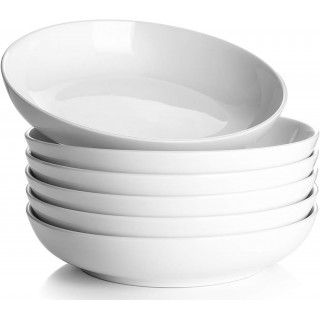 Y YHY Pasta Bowls, 30oz Salad Bowls White Soup Bowls Large Pasta Servi