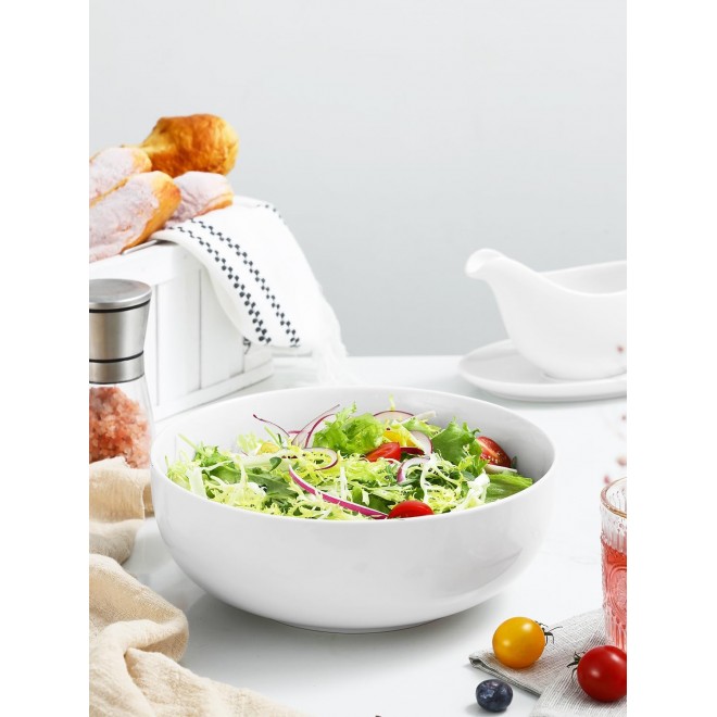 Yedio Pasta Serving Bowls 120 Ounce 9.7” Large Serving Bowls, Porcelai