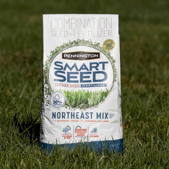 Pennington Smart Seed Northeast Grass Mix 20 Lb, Drought Resistant and Covers 6,600 Sq Ft