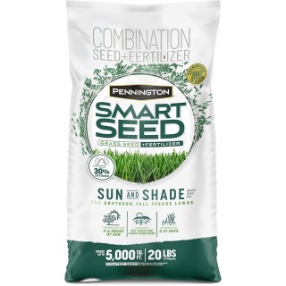 Pennington Smart Seed Sun and Shade Tall Fescue Grass Seed Mix for Southern Lawns 20 lb