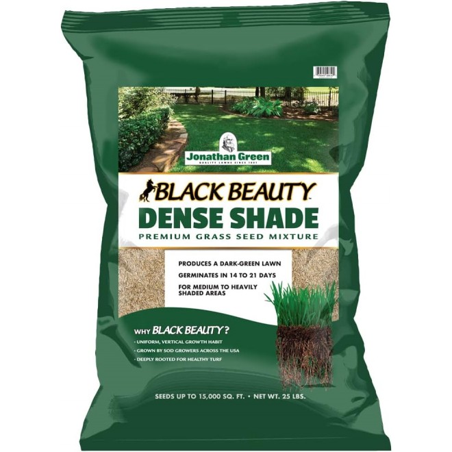 Jonathan Green (10610) Black Beauty Dense Shade Grass Seed - Cool Season Lawn Seed (25 lb)