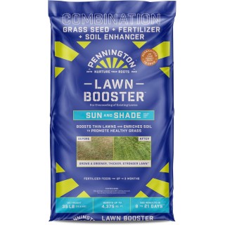 Pennington Lawn Booster Sun & Shade Grass Seed Mix 35 Pounds