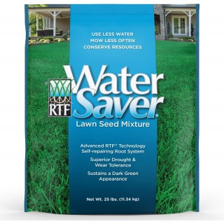 Grass Mixture with Turf-Type Tall Fescue Used to Seed New Lawn and Patch Up Jobs-Grows in Sun or Shade, 25 lbs - Covers 1/10 Acre