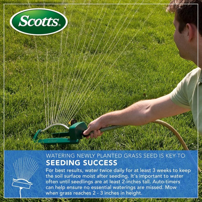 Scotts EZ Seed Patch & Repair Sun and Shade Mulch, Grass Seed, Fertilizer Combination for Bare Spots and Repair, 20 lb