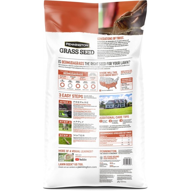 Pennington Bermudagrass Grass Seed 15 lb