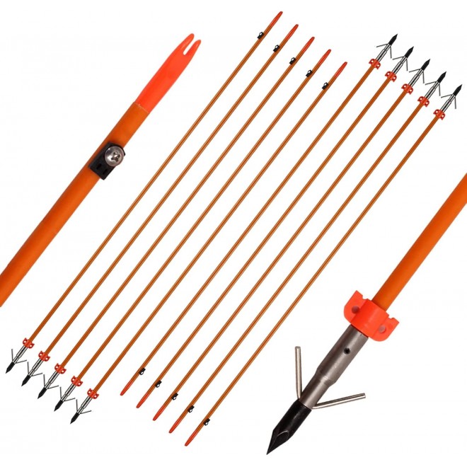 Bow Fishing Reel with Bowfishing Arrows Set Archery Bow Fishing Reel Kit Bowfishing Tool Accessories for Compound Bow Recurve Bow