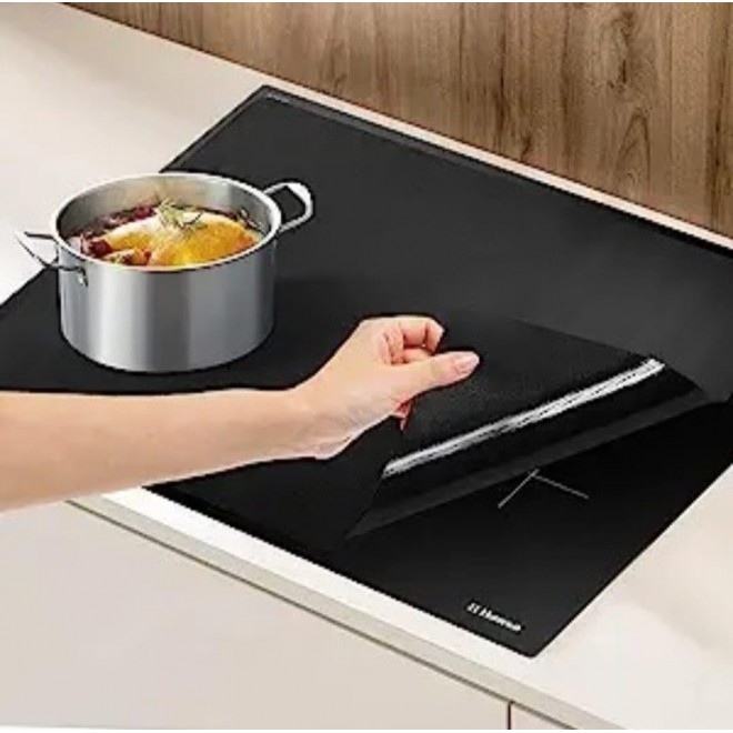 U´re made 4 cooking - Large Induction Cooktop Protector Mat 28.34 x 20.47, Magnetic Electric Stove Cover Antistrike/Antiscratch Glass Top Stove Cover. Max temperature resistance 425℉.