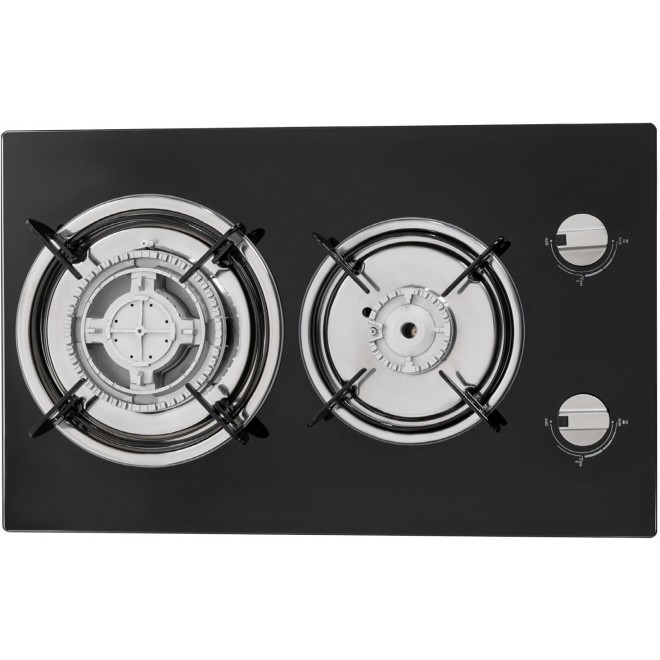 Gas Cooktop,Gas Stove Top with 2 Burner/4 Burner,Gas Stove for Kitchen, Home, Apartments, RVs, Easy To Clean. (2 Burners)