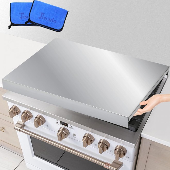 stainless steel gas stove top cover30x22x275 inch stove covers for gas stove top stainless steel stove cooktop noodle board gas stove kitchen organizer expanding kitchen space