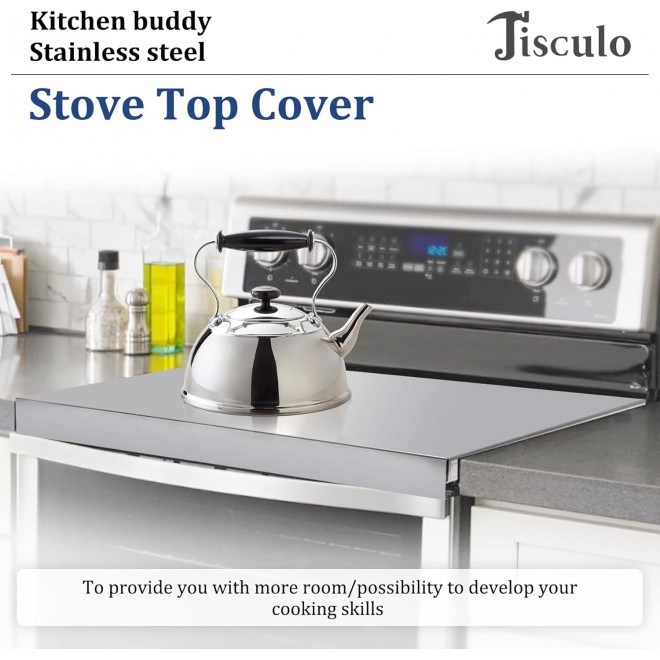 stainless steel gas stove top cover30x22x275 inch stove covers for gas stove top stainless steel stove cooktop noodle board gas stove kitchen organizer expanding kitchen space