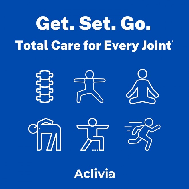 AcliMove – Joint Support Supplement for Mobility & Flexibility – Joint Supplement with Hyaluronic Acid, Collagen, Egg Shell Membrane, Calcium & Astaxanthin – Non-GMO, Gluten-Free (30 Tablets)