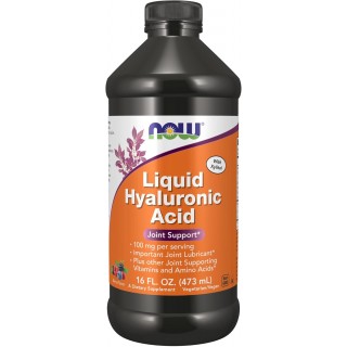 NOW Foods Supplements, Liquid Hyaluronic Acid, Delicious Berry Flavor, 100 mg Per Serving, 16-Ounce