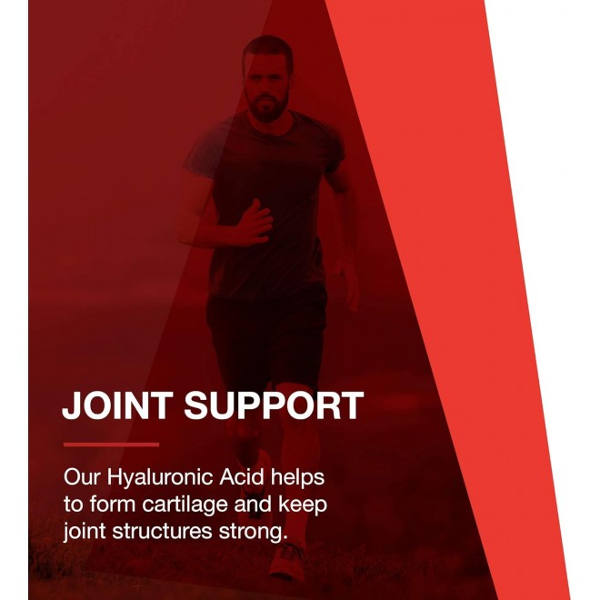 Protocol Hyaluronic Acid - 100mg Hyaluronic Acid - Skin & Joint Support* - Eye Support Supplement* - Joint Support Supplement* - Non-GMO & Kosher - 60 Veg Caps