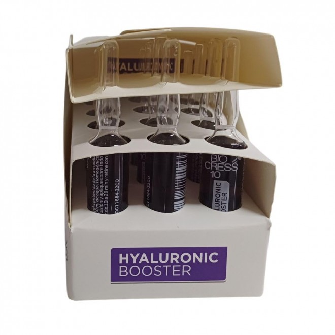 RUUFE Hyaluronic Ampoules - Biocress Hair Booster with Hyaluronic Acid (12 Pack)