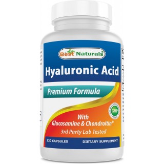 Best Naturals Hyaluronic Acid 100 mg 120 Capsules - Support Healthy Joints and Youthful Skin (859375002702)