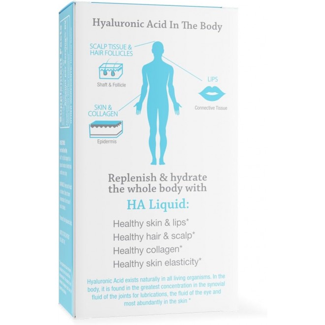 Hyalogic Vegan Friendly Hyaluronic Acid Liquid Supplement- Beauty from Within: Daily Skincare 30 ml. HA Dietary Supplement