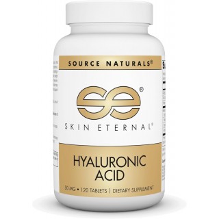 Source Naturals Skin Eternal Hyaluronic Acid, 50mg - 120 Tablets