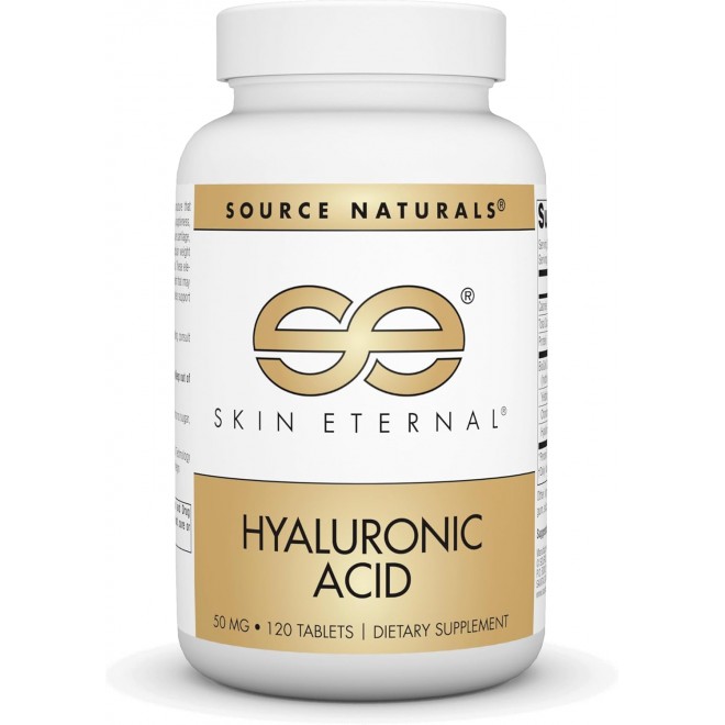 Source Naturals Skin Eternal Hyaluronic Acid, 50mg - 120 Tablets