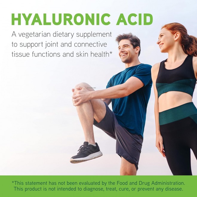 DaVinci Labs Hyaluronic Acid - Dietary Supplement to Support Joint, Cartilage and Skin Health* - With Hyaluronic Acid, Sunflower Lecithin and Salvia Hispanica Powder - Gluten-Free - 60 Vegetarian Caps