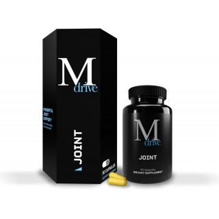 Mdrive Joint Support Supplement for Men - Supports Healthy Joint Function, Flexibility, Comfort & Mobility - Features UC-II Collagen, Turmeric Curcumin & Sodium Hyaluronate from Hyaluronic Acid, 30ct